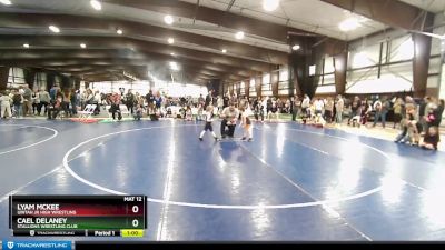 39 lbs Quarterfinal - Cael DeLaney, Stallions Wrestling Club vs Lyam McKee, Uintah Jr High Wrestling