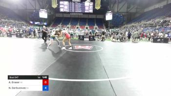 138 lbs Rnd Of 32 - Addeline Graser, Nebraska vs Nora Garbuzovas, Georgia