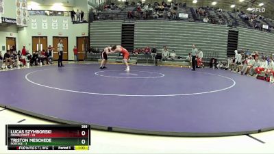 285 lbs 2nd Wrestleback (8 Team) - Triston Meschede, Portage vs Lucas Szymborski, Crown Point