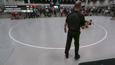 100 lbs Cons. Sub-quarters - Dominick Jackson, Summit Wrestling Academy vs Blake Goucher, Prodigy Wrestling