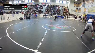 175 lbs Quarterfinal - JEAN HO, Cypress Creek H S vs Enzo Dasilva, Spanish River