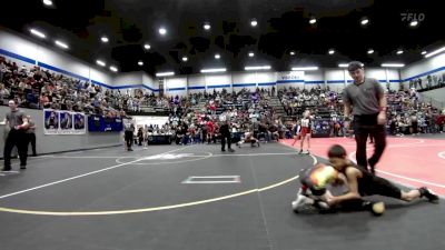 49 lbs Quarterfinal - Weston Whitehead, Standfast vs Orlando Hernandez, ARDMORE TAKEDOWN CLUB