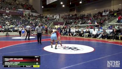 6A 135 lbs Semifinal - Mallory Williams, Cabot vs Kinalisa Lokot, Springdale Har-Ber