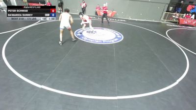 175 lbs Champ. Rd Of 64 - Peter Schwab vs Da'Mariea Surrey, Eisenhower High School Wrestling