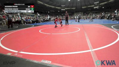 46 lbs Round Of 16 - Jackson Prose, Jay Wrestling Club vs Drayson Couch, Del City Little League Wrestling