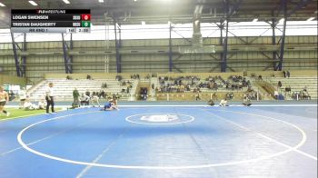 133A lbs Rr Rnd 1 - Logan Swensen, Sdsu vs Tristan Daugherty, Ndsu