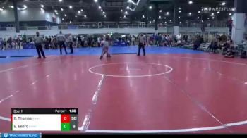 106 lbs Round 1 (6 Team) - Gabriel Thomas, RAIDER NATION WC vs Brady Beard, BLACKHAWK WC