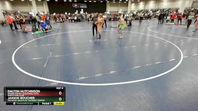 110 lbs Champ. Round 3 - Dalton Hutchinson, Grand Rapids Screaming Yetis Wrestling Club vs Jaxson Boucher, Michigan Grappler Training Center