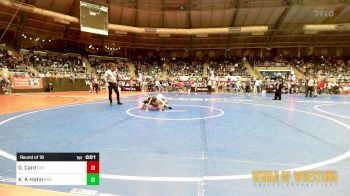 54 lbs Round Of 16 - Graycie Card, Tulsa Blue T Panthers vs Kenley Kierstead-Hahn, PHS