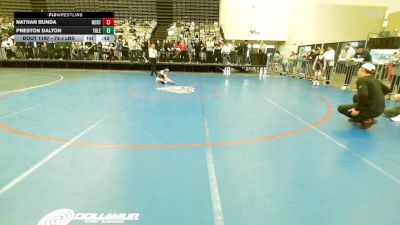 72-J lbs Round Of 16 - Nathan Bunda, Northampton Kids K-8 vs Preston Dalton, Yale Street