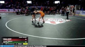 Girls 135 lbs Champ. Round 1 - Haile James, Cashmere (Girls) vs Alivia Pruitt, Davis (Girls)