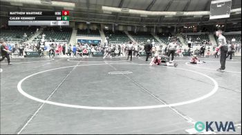 140 lbs Consi Of 4 - Matthew Martinez, Henryetta Knights Wrestling Club vs Caleb Kennedy, Raw Wrestling Club