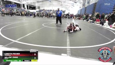 127-130 lbs Semifinal - Loretta Fischer, Minnesota vs Willow Johns, Paola