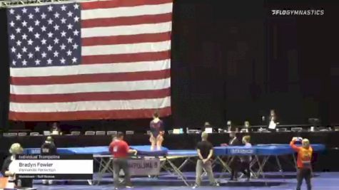 Bradyn Fowler - Individual Trampoline, Panhandle Perfection - 2021 USA Gymnastics Championships