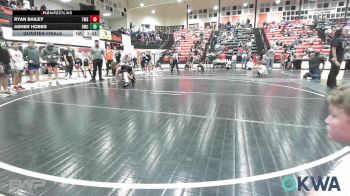 112 lbs Quarterfinal - Ryan Bailey, Tahlequah Middle School vs Asher Hobbs, Salina Wrestling Club
