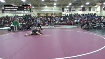 215 lbs Round 3 - Logan Gardner, Eddyville-Blakesburg-Fremont vs Emarion Grover, Independence