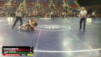 120 lbs 3rd Place Match - Sanie Gayflor, Fargo vs Kashtyn Bredahl, Des-Lacs Burlington