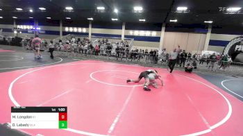 123 lbs Round Of 32 - Matthew Longdon, St. Pius X vs Diesel Labady, Gila Ridge HS