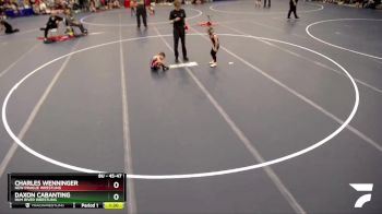 45-47 lbs Cons. Round 3 - Daxon Cabanting, Rum River Wrestling vs Charles Wenninger, New Prague Wrestling