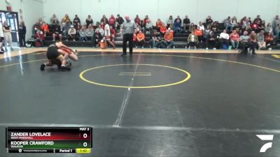 JV-10 lbs Round 2 - Kooper Crawford, Waukon vs Zander Lovelace, West Marshall