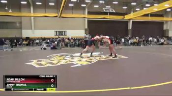 174 lbs Cons. Round 3 - Adam Dillon, Ohio Northern vs Jimmy Thomas, Hiram