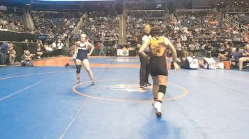 6A - 138 lbs Semifinal - MacKenzie Shaver, Union Pines High School vs Asmin Castaneda, Sun Valley High School