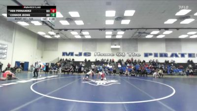 125 lbs Semifinal - Connor Jeong, Santa Rosa College vs Ken Fernandez, Sacramento City College