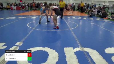 C-160 lbs Consi Of 8 #2 - Drew Ladach, MI vs Zach LaBryer, PA