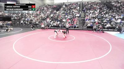 6A 125 lbs Semifinal - Brynlee Sorensen, Layton vs Abigail Giatras, Weber