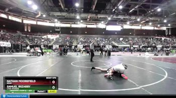 132 lbs Cons. Round 1 - Samuel Irizarry, Lake Stevens vs Nathan Moorefield, Boise