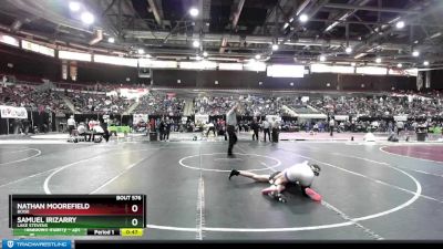 132 lbs Cons. Round 1 - Samuel Irizarry, Lake Stevens vs Nathan Moorefield, Boise