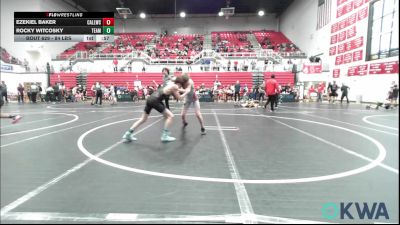 84 lbs Consi Of 4 - Ezekiel Baker, Carl Albert vs Rocky Witcosky, Team Nomad