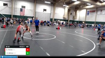 85-92 lbs Cons. Round 2 - Cash Bohac, East Butler vs Carter Hanes, Seward Wrestling