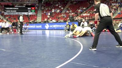 1A-157 lbs 5th Place Match - Holden Koele, Woodbury Central vs Jake Hiland, Bellevue