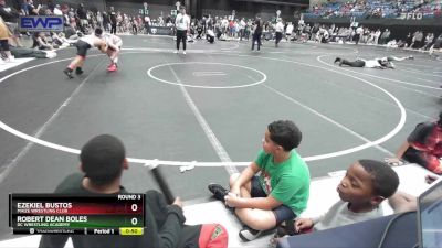 100 lbs Round 3 - Ezekiel Bustos, Maize Wrestling Club vs Robert Dean Boles, DC Wrestling Academy