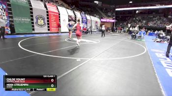 120 Class 1 lbs Cons. Round 1 - Chloe Yount, Central (Park Hills) vs Heidi Struemph, Fatima