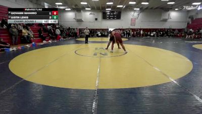 287 lbs Champ. Round 2 - Giovanni Navarro, Las Lomas vs Justin Lewis, Jesse Bethel