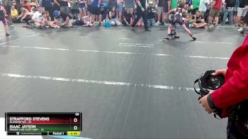 68 lbs Round 7 (10 Team) - Strafford Stevens, Glasgow WA vs Isaac Jayson, Finger Lake Elite Grey