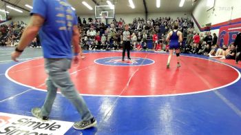 120 lbs Round Of 16 - Mallory Sellars, Pryor Tigers Wrestling vs Shelby Glassco, Cleveland Public Schools