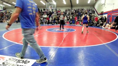 120 lbs Round Of 16 - Mallory Sellars, Pryor Tigers Wrestling vs Shelby Glassco, Cleveland Public Schools