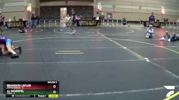 85 lbs Round 5 (6 Team) - AJ Woerpel, POWA vs Brandon Lefler, Untouchables