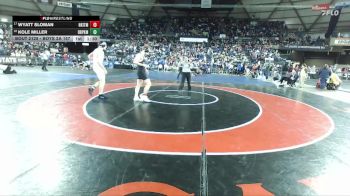 Boys 2A 157 lbs Champ. Round 1 - Wyatt Sloman, North Kitsap vs Kole Miller, Deer Park