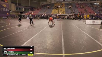 174 lbs Finals (8 Team) - Zach Pribyl, Concordia-Moorhead vs Tyler Balent, RIT