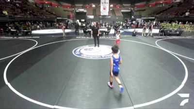 63 lbs Champ. Round 1 - Nathan Moreno vs Joshua Sanchez, Marvel Wrestling Academy