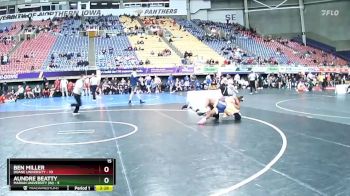 157 lbs Quarters & 1st Wb (16 Team) - Aundre Beatty, Marian University (IN) vs Ben Miller, Doane University