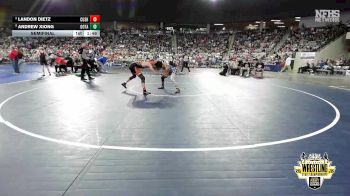 B4A-113 lbs Semifinal - Andrew Xiong, Oologah-Talala vs Landon Dietz, Cushing
