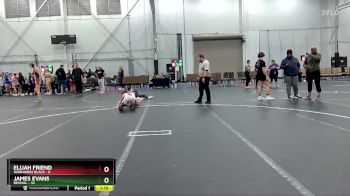 110 lbs Placement (4 Team) - Elijah Friend, Warhawks Black vs James Evans, Revival