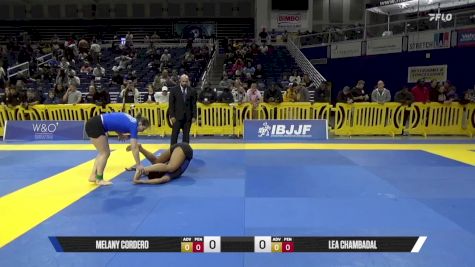 Lea Chambadal vs Melany Cordero 2025 Pan IBJJF Jiu-Jitsu No-Gi Championship