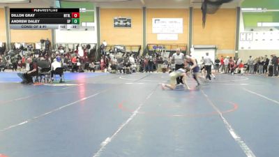 157 lbs Consi Of 8 #1 - Dillon Gray, Mt. Blue vs Andrew Daley, Bristol-Plymouth