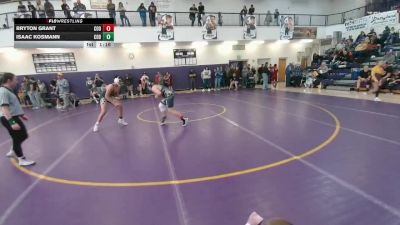 138 lbs Cons. Semi - Isaac Kosmann, Cody Middle School vs Bryton Grant, Cody Middle School